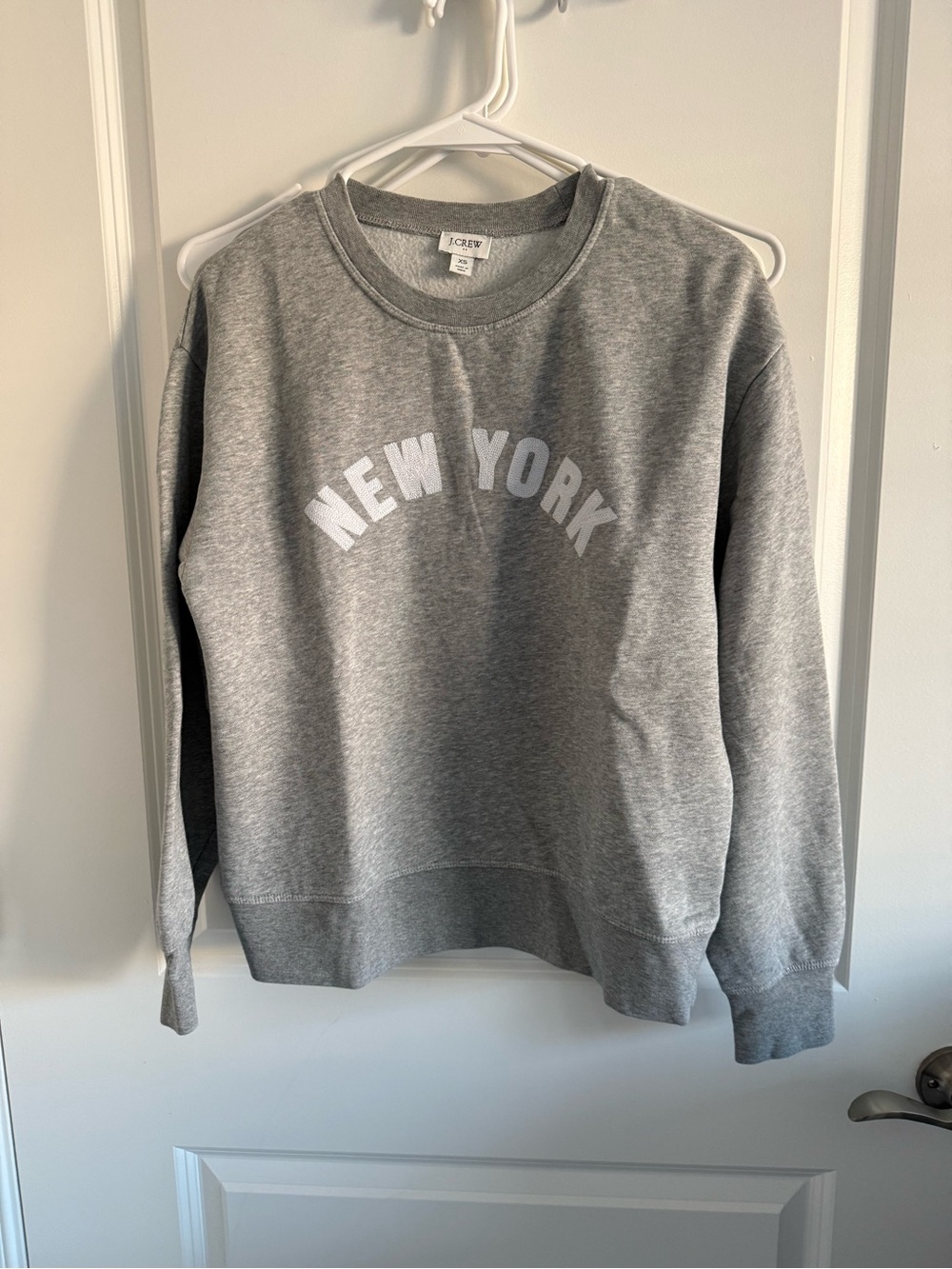 J.Crew Factory- Gray "New York" Crewneck Sweatshirt - XS
